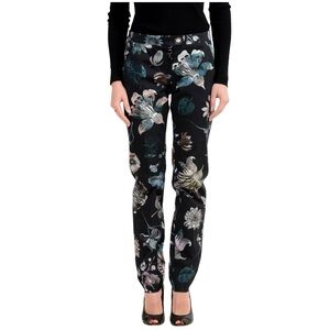 Versus Versace Floral Print Tapered Leg Stretch Pants IT Size 42/ US Size 6